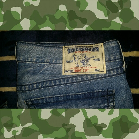 True Religion Authentic Mens Boot Cut Jeans - Picture 7 of 12